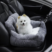Load image into Gallery viewer, Cozy Dog Car Seat Bed with Storage Pocket and Adjustable Strap Living and Home