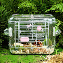Load image into Gallery viewer, Portable Transparent Hamster Cage Living and Home