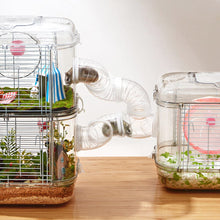 Load image into Gallery viewer, Portable Transparent Hamster Cage Living and Home