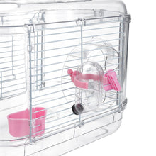 Load image into Gallery viewer, Portable Transparent Hamster Cage Living and Home