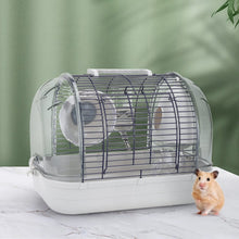 Load image into Gallery viewer, Crystal View Hamster Cage with Silent Exercise Wheel & Accessories Living and Home
