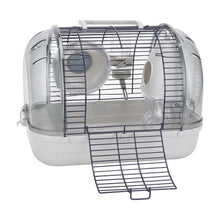 Load image into Gallery viewer, Crystal View Hamster Cage with Silent Exercise Wheel & Accessories Living and Home
