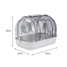 Load image into Gallery viewer, Crystal View Hamster Cage with Silent Exercise Wheel & Accessories Living and Home
