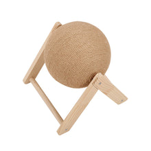 Load image into Gallery viewer, V-Shaped Wooden Cat Scratcher Ball: Fun and Functional Claw Care Living and Home