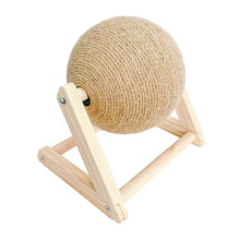 Load image into Gallery viewer, V-Shaped Wooden Cat Scratcher Ball: Fun and Functional Claw Care Living and Home