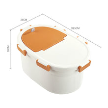Load image into Gallery viewer, Airtight Flat-Top Pet Food Storage Bin for Dogs and Cats - 4-6kg Capacity Living and Home