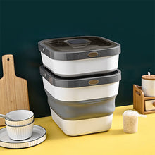 Load image into Gallery viewer, 13 Liters Capacity Grey Foldable Pet Food Storage Container with Lid Living and Home