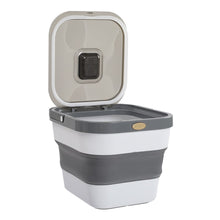 Load image into Gallery viewer, 13 Liters Capacity Grey Foldable Pet Food Storage Container with Lid Living and Home