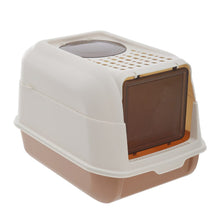 Load image into Gallery viewer, Large Hooded Top Entry Cat Litter Box with Scoop Living and Home