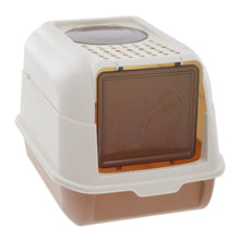 Load image into Gallery viewer, Large Hooded Top Entry Cat Litter Box with Scoop Living and Home
