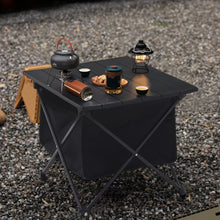 Load image into Gallery viewer, Aluminum Alloy Portable Roll-Top Camp Table