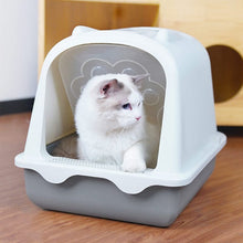Load image into Gallery viewer, Large Enclosed Cat Litter Box: Odor Control and Spill Prevention Living and Home