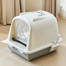 Load image into Gallery viewer, Large Enclosed Cat Litter Box: Odor Control and Spill Prevention Living and Home