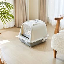 Load image into Gallery viewer, Large Enclosed Cat Litter Box: Odor Control and Spill Prevention Living and Home