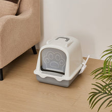 Load image into Gallery viewer, Large Enclosed Cat Litter Box: Odor Control and Spill Prevention Living and Home