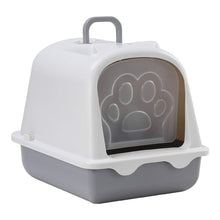 Load image into Gallery viewer, Large Enclosed Cat Litter Box: Odor Control and Spill Prevention Living and Home