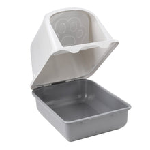 Load image into Gallery viewer, Large Enclosed Cat Litter Box: Odor Control and Spill Prevention Living and Home