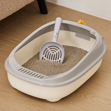 Load image into Gallery viewer, High-Sided Semi-Closed Oval-shaped Cat Litter Box Living and Home