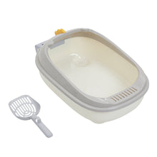 Load image into Gallery viewer, High-Sided Semi-Closed Oval-shaped Cat Litter Box Living and Home