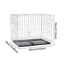Load image into Gallery viewer, Wire Dog Crate with 2 Doors and Tray Living and Home