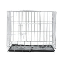 Load image into Gallery viewer, Wire Dog Crate with 2 Doors and Tray Living and Home