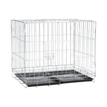 Load image into Gallery viewer, Wire Dog Crate with 2 Doors and Tray Living and Home
