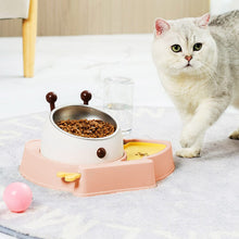 Load image into Gallery viewer, Pet Feeder and Water Dispenser Set with Slow Feeder Living and Home