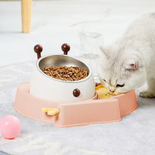 Load image into Gallery viewer, Pet Feeder and Water Dispenser Set with Slow Feeder Living and Home