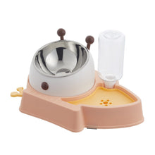 Load image into Gallery viewer, Pet Feeder and Water Dispenser Set with Slow Feeder Living and Home