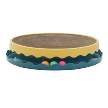 Load image into Gallery viewer, Circular Cat Scratching Board with Ball Toy Living and Home