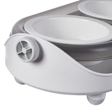 Load image into Gallery viewer, Adjustable Angle Double Bowl Pet Feeder Stand for Cat Dog Puppy
