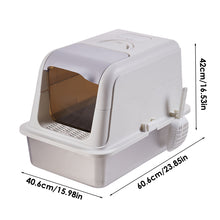 Load image into Gallery viewer, Enclosed Cat Litter Box