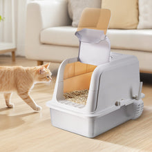 Load image into Gallery viewer, Enclosed Cat Litter Box