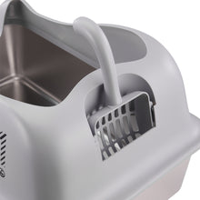 Load image into Gallery viewer, Large Stainless Steel Cat Litter Box