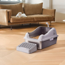 Load image into Gallery viewer, Large Stainless Steel Cat Litter Box