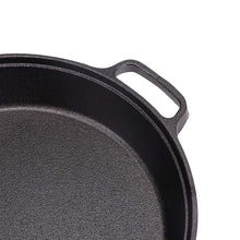Load image into Gallery viewer, Black Pre-Seasoned Cast Iron Pan