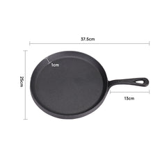 Load image into Gallery viewer, Black Cast-Iron Pan with Stay-Cool Handle