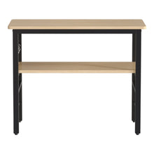 Load image into Gallery viewer, 2-Tier Microwave Stand Shelf Kitchen Organizer with Hooks Kitchen Shelves Living and Home