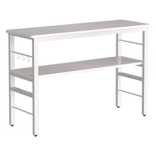 Load image into Gallery viewer, 2-Tier Microwave Stand Shelf Kitchen Organizer with Hooks Kitchen Shelves Living and Home