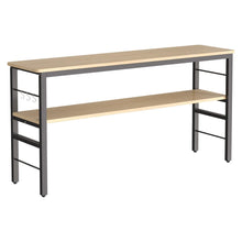 Load image into Gallery viewer, 2-Tier Microwave Stand Shelf Kitchen Organizer with Hooks Kitchen Shelves Living and Home