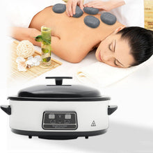 Load image into Gallery viewer, Basalt Massage Stone and Stainless Steel Heater Set for Spa Massage Stones Living and Home