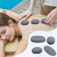 Load image into Gallery viewer, Basalt Massage Stone and Stainless Steel Heater Set for Spa Massage Stones Living and Home