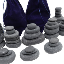 Load image into Gallery viewer, Basalt Massage Stone and Stainless Steel Heater Set for Spa Massage Stones Living and Home