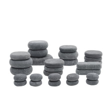 Load image into Gallery viewer, Basalt Massage Stone and Stainless Steel Heater Set for Spa Massage Stones Living and Home 27Pcs Stone Set