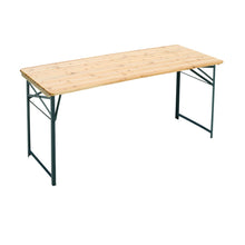 Load image into Gallery viewer, 118cm Wide 2 Garden Benches Rustic Wooden Folding Table Set Garden Dining Sets Living and Home