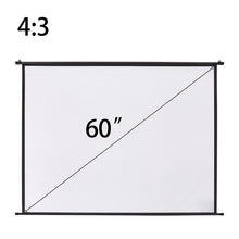 Load image into Gallery viewer, Projector Screen with Manual Pull Down for Home Theater