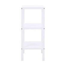 Load image into Gallery viewer, Elegant Three-Tier White Storage Rack for Living Room Organization Living and Home