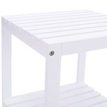 Load image into Gallery viewer, Elegant Three-Tier White Storage Rack for Living Room Organization Living and Home