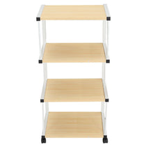 Load image into Gallery viewer, Versatile Mobile Printing Desk in Natural Wood Finish Living and Home