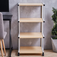 Load image into Gallery viewer, Versatile Mobile Printing Desk in Natural Wood Finish Living and Home